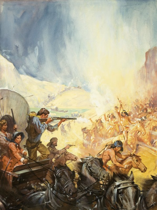 Pioneros del Oeste de James Edwin McConnell