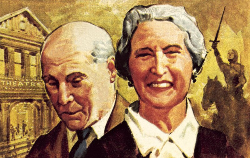 Sir Lewis Casson y Dame Sybil Thorndike de James Edwin McConnell