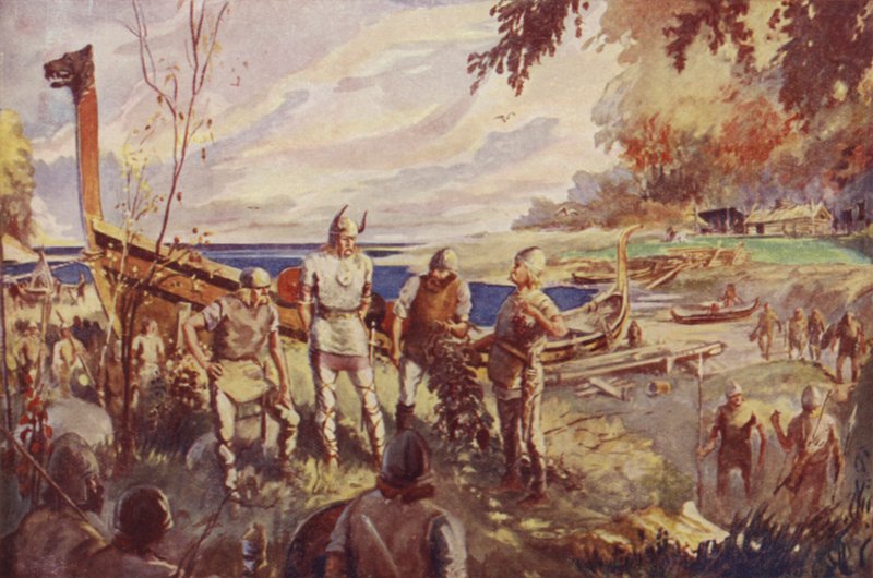 Los vikingos descubren América de James Fergus Kyle