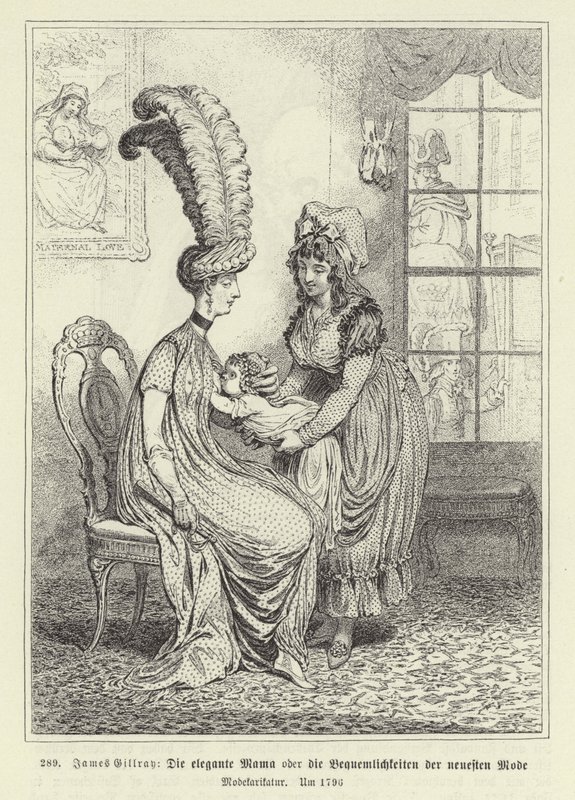 La mamá a la moda de James Gillray