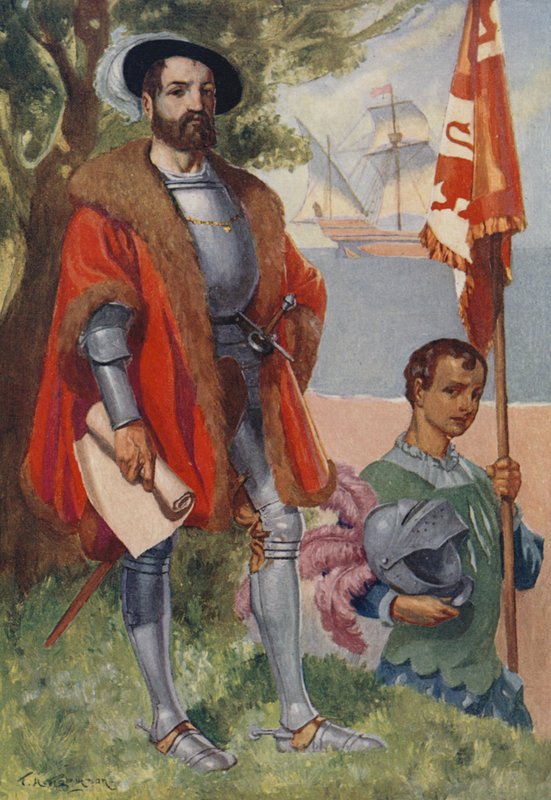 Hernán Cortés, conquistador español de James Henry Robinson