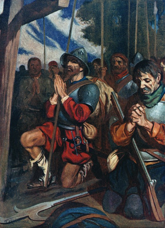 Todo el ejército se arrodilló en el barro y confesó sus pecados de James Henry Robinson