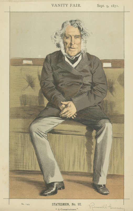 El Muy Honorable Russell Gurney (litografía a color) de James Jacques Joseph Tissot
