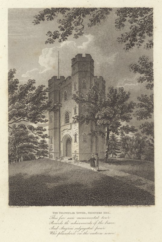 Robert Bloomfield, poeta: La torre triangular, Shooters Hill de James Storer