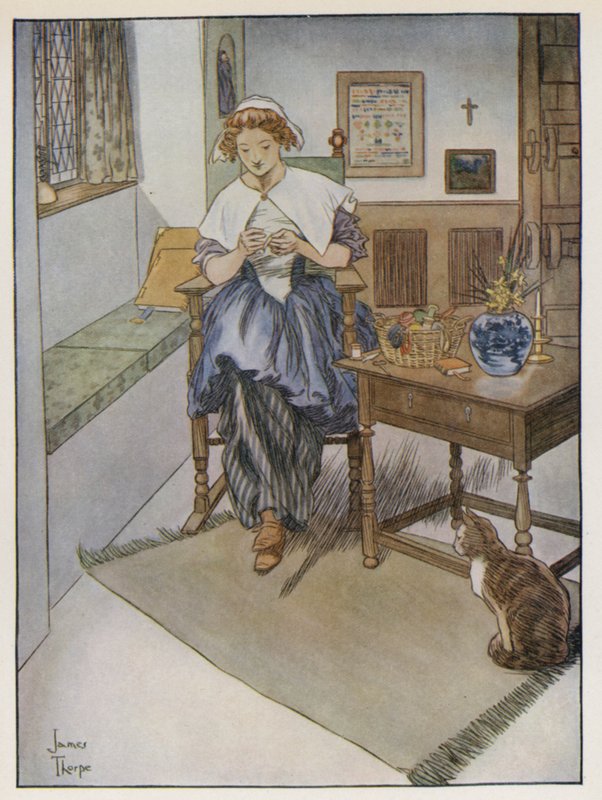 Ilustración de The Compleat Angler de Izaak Walton de James Thorpe