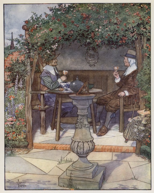 Ilustración de The Compleat Angler de Izaak Walton de James Thorpe
