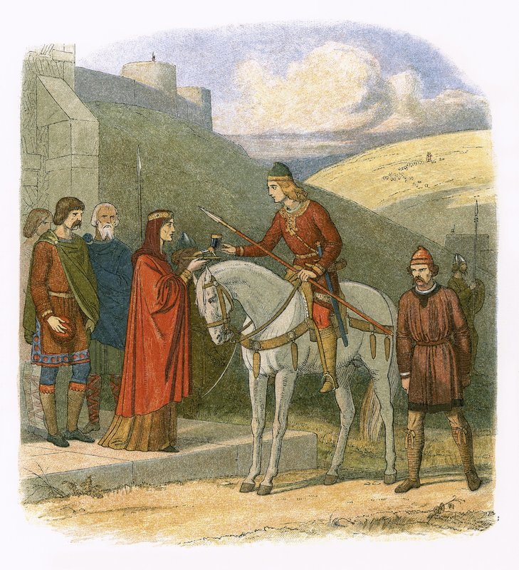 Eduardo asesinado en Corfe de James William Edmund Doyle