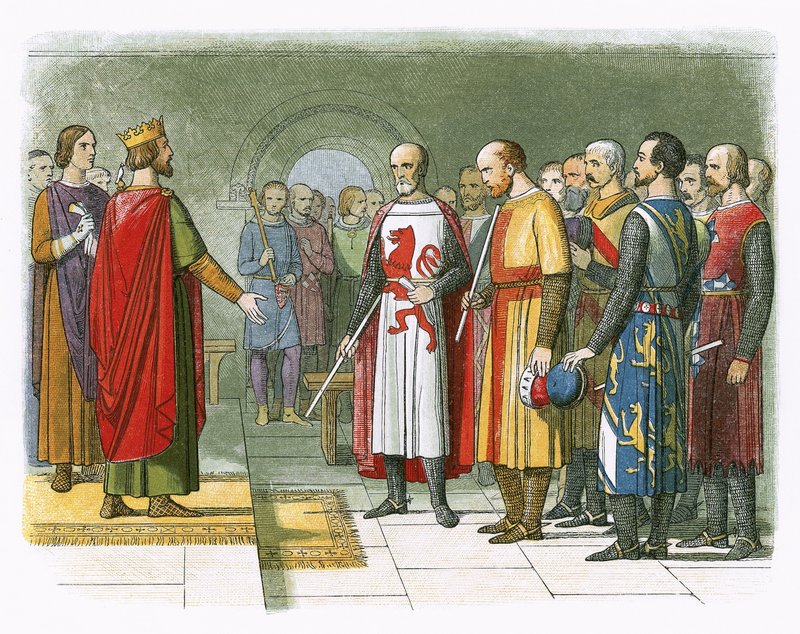 El rey Enrique III y su Parlamento de James William Edmund Doyle