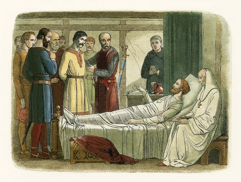 Ricardo perdona al arquero que le disparó de James William Edmund Doyle