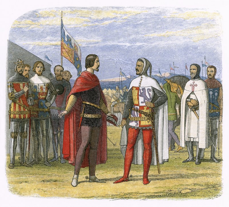 El príncipe extorsiona una amnistía de Pedro el Cruel de James William Edmund Doyle