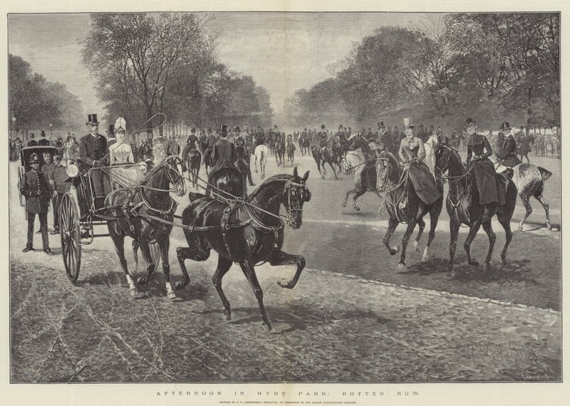 Tarde en Hyde Park, Rotten Row de Jan van Chelminski