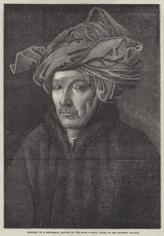 Retrato de un caballero de Jan van Eyck