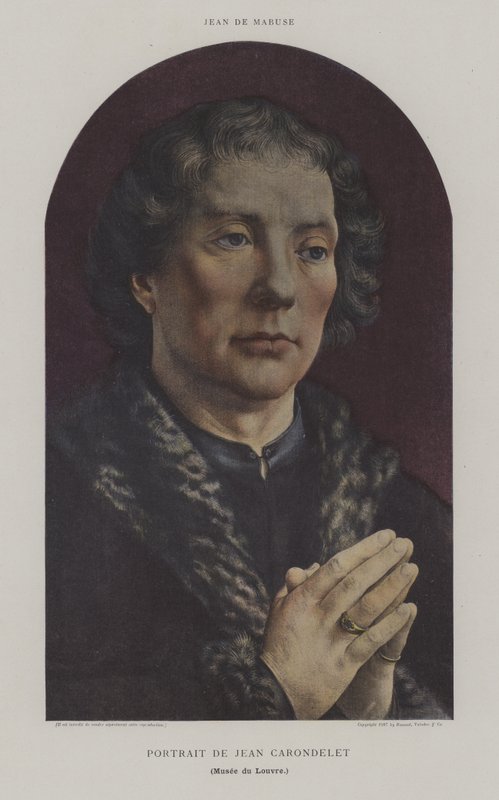 Retrato de Jean Carondelet de Jan (c.1472 c.1533) (after) Gossaert