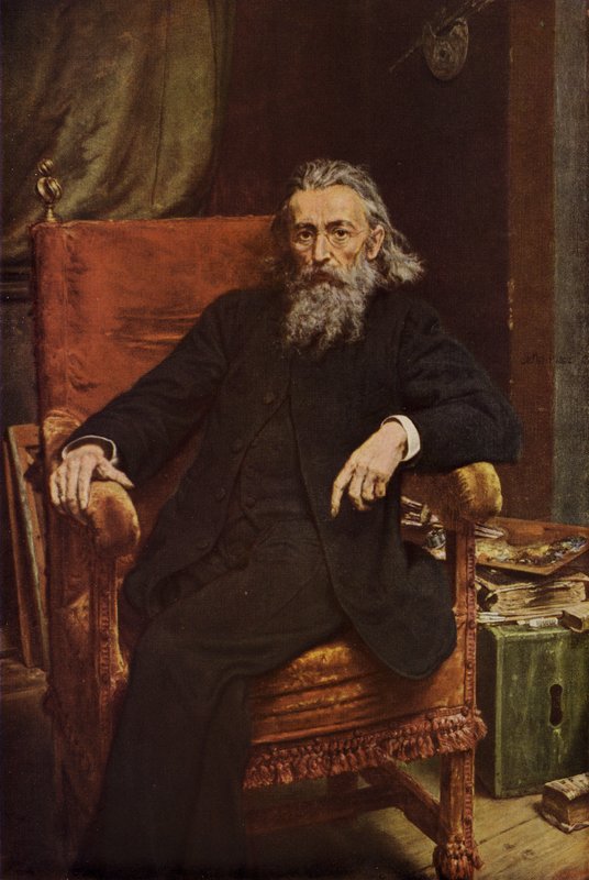 Autorretrato del pintor polaco Jan Matejko, 1892 de Jan Alojzy Matejko