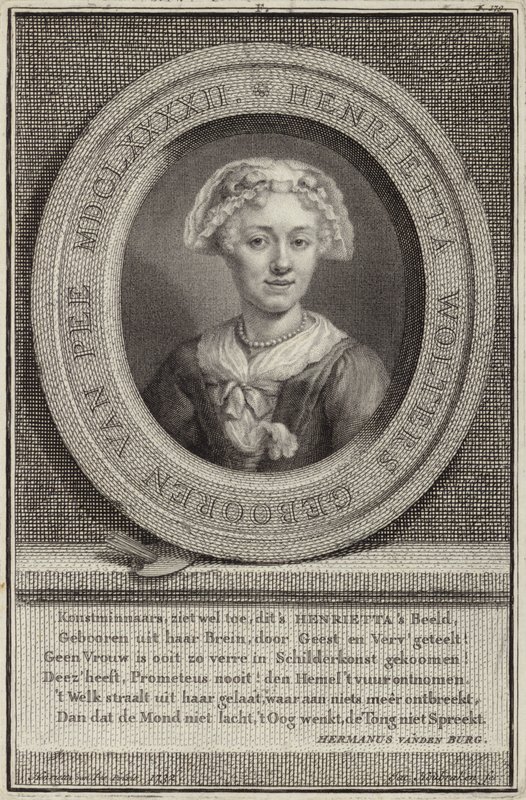 Retrato de Henrietta van Pee de Jan Maurits Quinckhardt