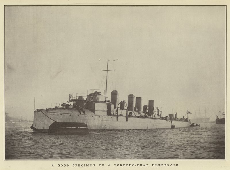 Un buen ejemplar de un destructor de torpedos de Japanese Photographer