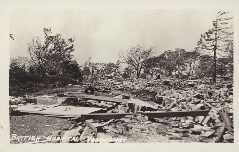 Secuelas del Gran Terremoto de Kanto, Japón, 1923 de Japanese Photographer