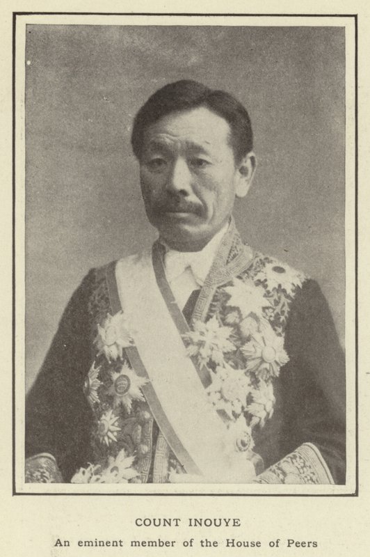 Conde Inouye, Un miembro eminente de la Cámara de Pares de Japanese Photographer