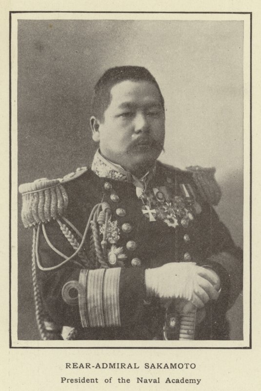 Contraalmirante Sakamoto, Presidente de la Academia Naval de Japanese Photographer