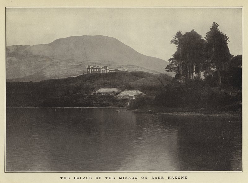 El Palacio del Mikado en el Lago Hakone de Japanese Photographer