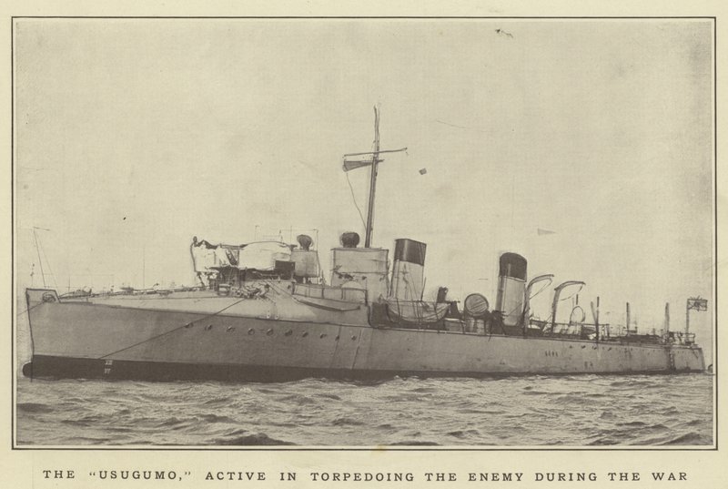 El Usugumo, activo en torpedear al enemigo durante la guerra de Japanese Photographer