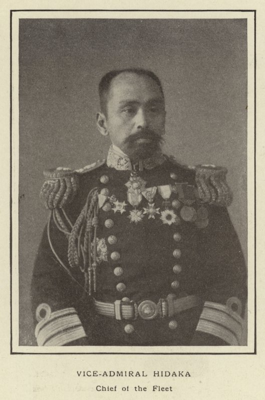 Vicealmirante Hidaka, Jefe de la Flota de Japanese Photographer