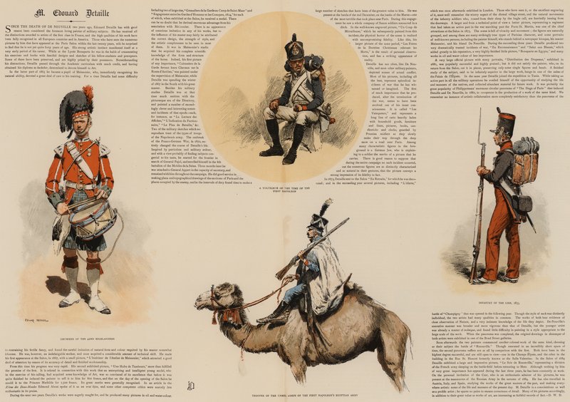 M Edouard Detaille (cromolitografía) de Jean Baptiste Edouard Detaille