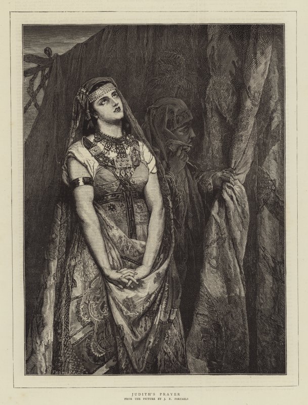 La oración de Judith de Jean Francois Portaels