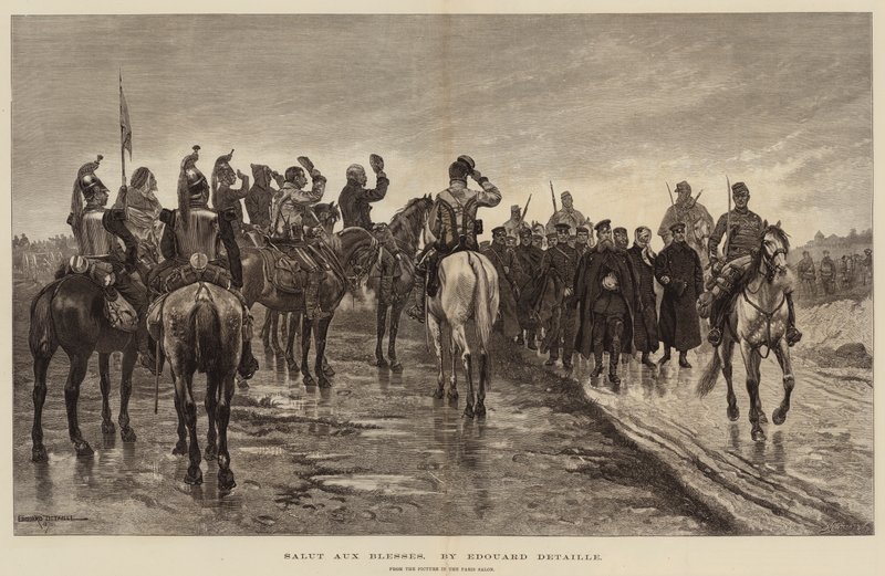Salut Aux Blesses de Jean Baptiste Edouard Detaille