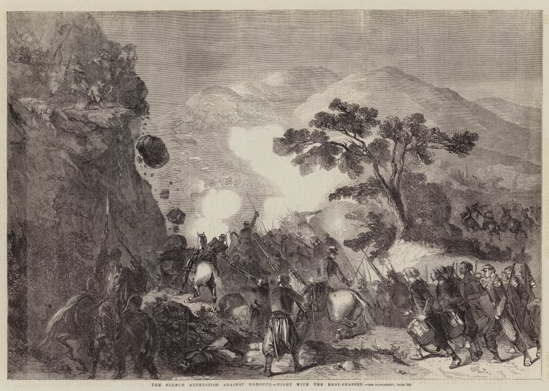 La Expedición Francesa contra Marruecos, Lucha con los Beni-Snassen de Jean Adolphe Beauce