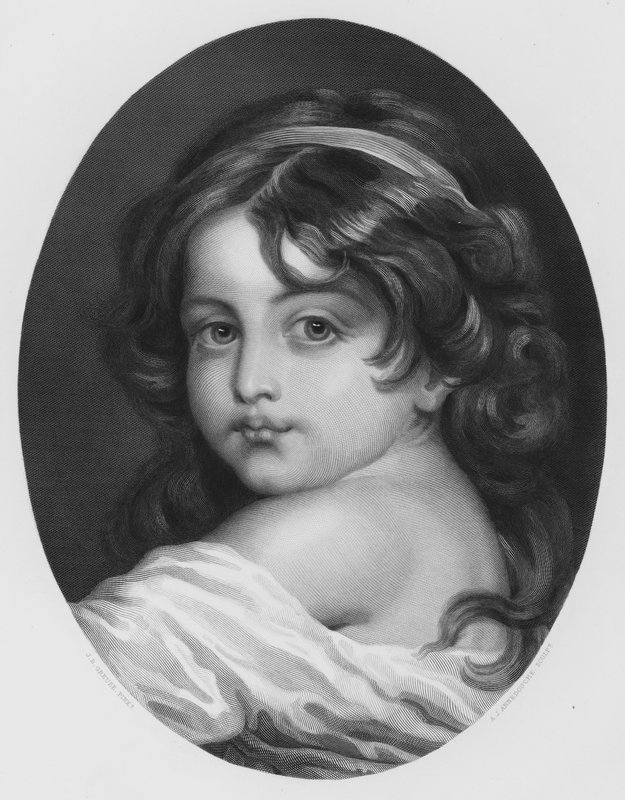 Infancia, de la imagen en la Colección Real de Jean Baptiste (after) Greuze