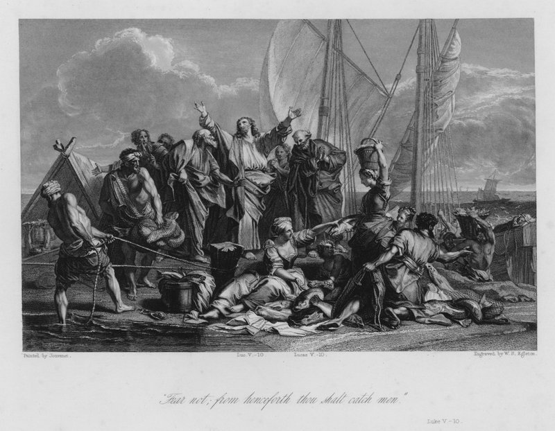 Pesca milagrosa, Lucas V de Jean Baptiste (after) Jouvenet