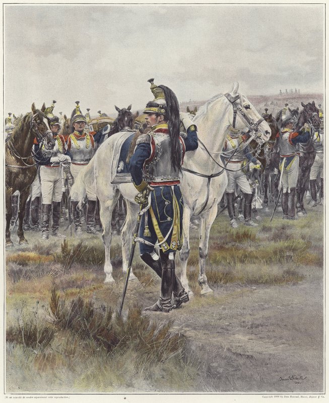 Caballería montada en 1807 de Jean Baptiste Edouard Detaille