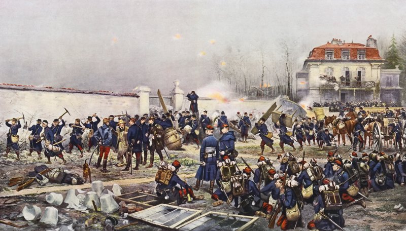 La defensa de Champigny de Jean Baptiste Edouard Detaille