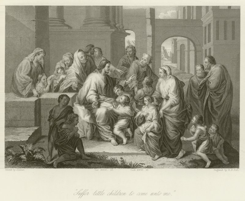 Dejad que los niños vengan a mí de Jean Baptiste Jouvenet