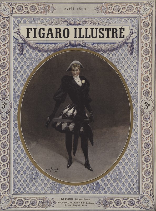 Arlequina Fin de Siglo de Jean Beraud