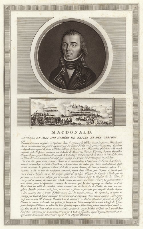 Retrato de Jacques MacDonald, duque de Taranto de Jean Duplessi Bertaux