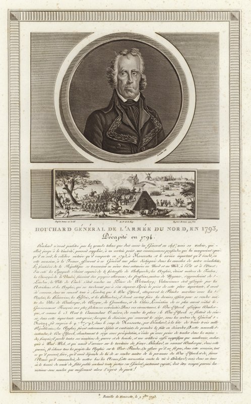 Retrato de Jean Nicolas Houchard de Jean Duplessi-Bertaux