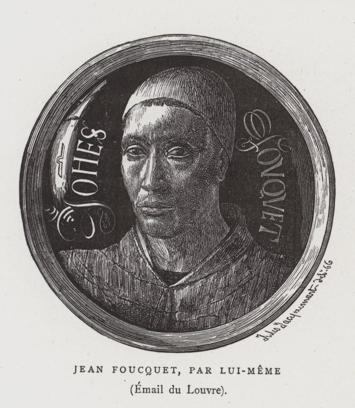 Autorretrato del pintor francés del siglo XV Jean Foucquet de Jean Fouquet