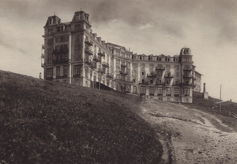 Hotel Rigi Kulm (foto b/n) de Jean Gaberell