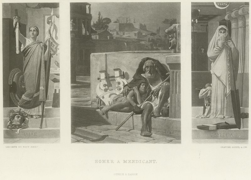 Homero mendicante de Jean Jules Antoine Lecomte du Nouy
