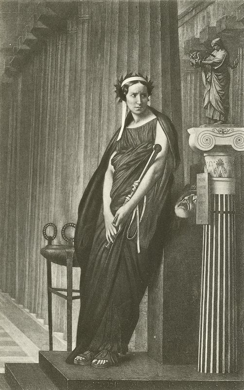 Raquel como la Musa de la Tragedia Griega de Jean Leon Gerome