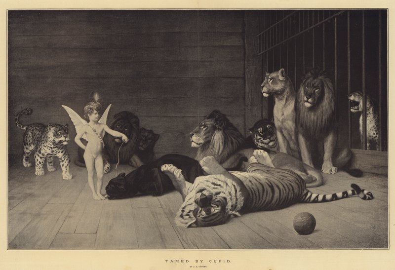 Doma por Cupido de Jean Leon Gerome