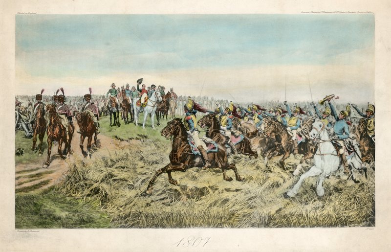 Carga de los Coraceros Franceses en Friedland el 14 de junio de 1807 de Jean Louis Ernest Meissonier