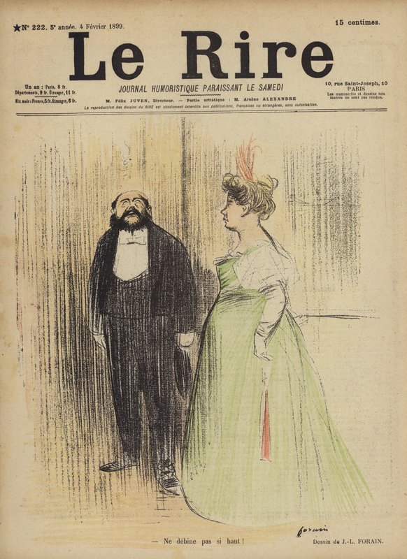 Ilustración para Le Rire de Jean Louis Forain