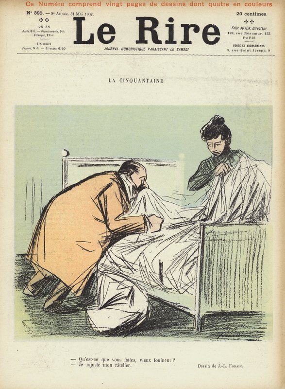 Ilustración para Le Rire de Jean Louis Forain