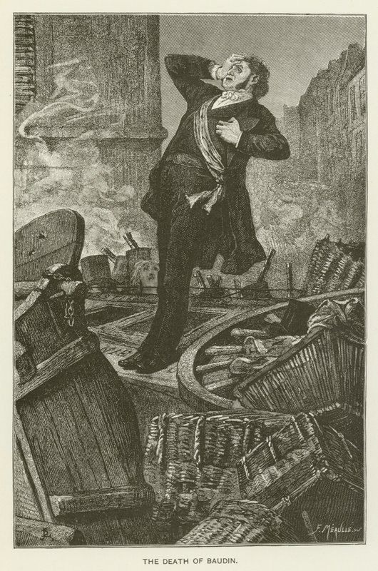 La muerte de Baudin de Jean Paul Laurens