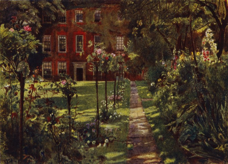 Casa Walpole, Vista de la Casa y el Jardín de Jessie MacGregor