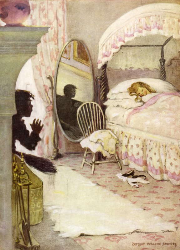 Ilustración para The Water Babies de Charles Kingsley (litografía en color) de Jessie Willcox Smith