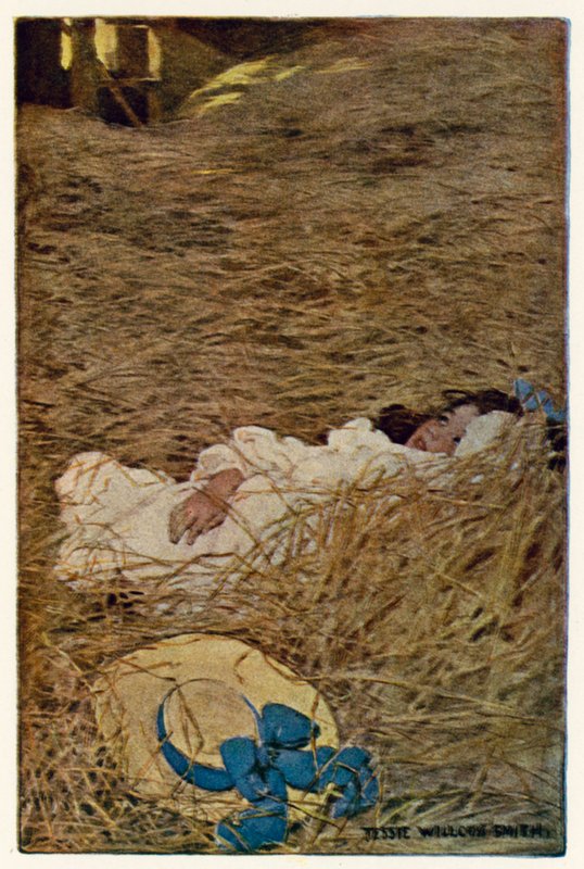 El Pajar (litografía en color) de Jessie Willcox Smith